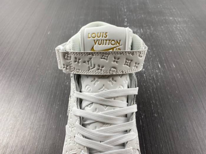 nike x l**is V*t*n air force 1 mid sneakers bsyf037b
