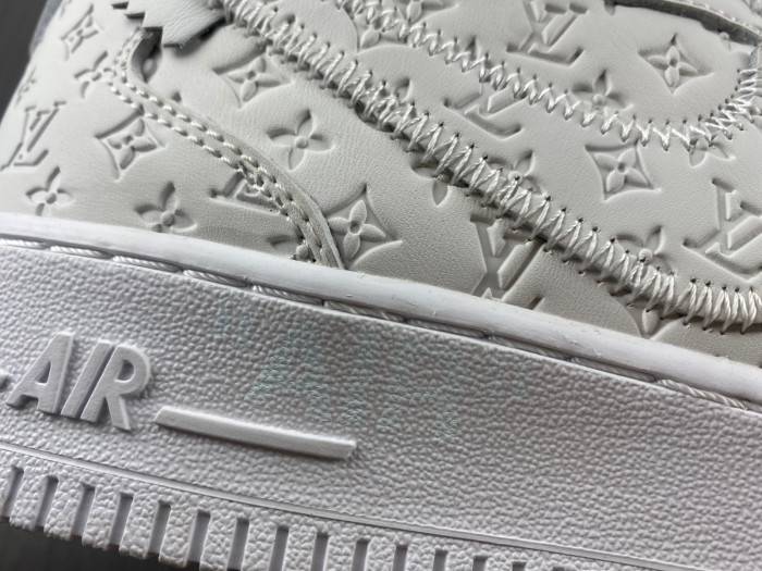 nike x l**is V*t*n air force 1 mid sneakers bsyf037b