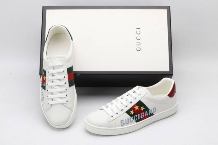 GUCC Ace Embroidered Low-Top Sneaker 603693 0FI10 9069