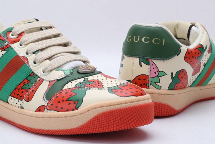 GUCC ACE EMBROIDERED LOW-TOP SNEAKER
