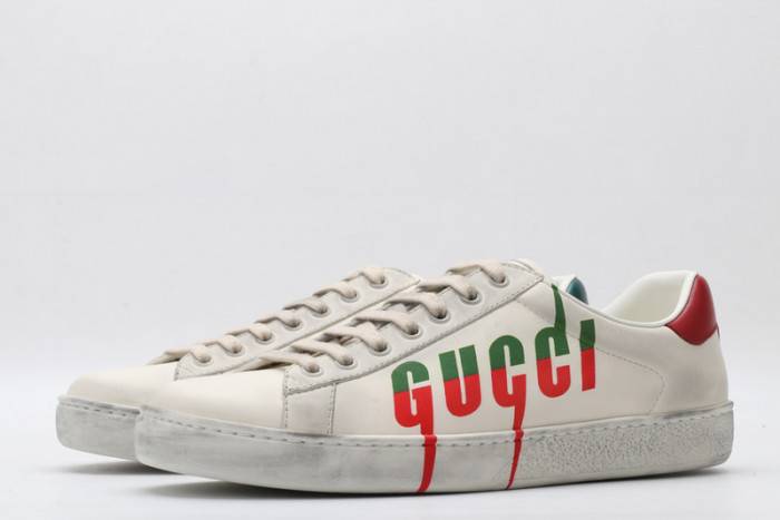 GUCC Ace Embroidered Low-Top Sneaker 576137 A38V0 9090