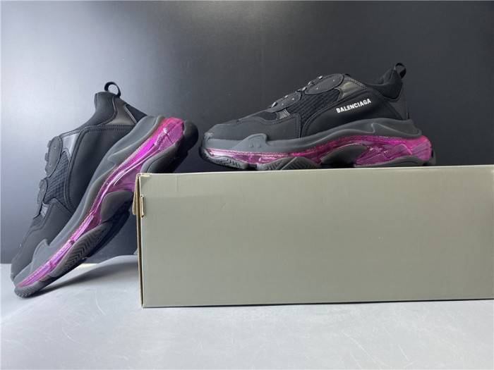 BLCG Sneaker Triple.s.Gomma Black Plum Red 541624 W09O1 0829