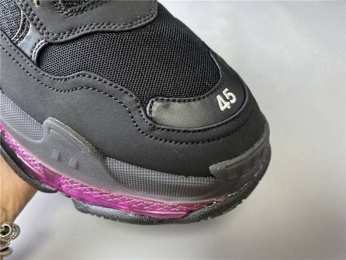 BLCG Sneaker Triple.s.Gomma Black Plum Red 541624 W09O1 0829