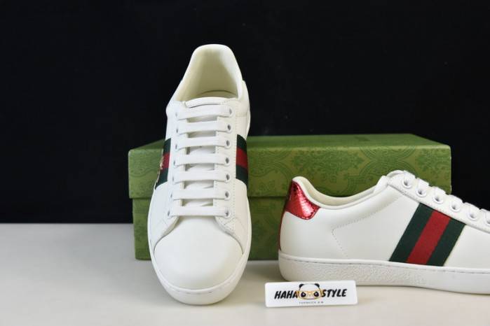 GUCC Ace Embroidered Low-Top Sneaker