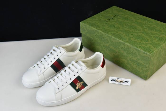 GUCC Ace Embroidered Low-Top Sneaker
