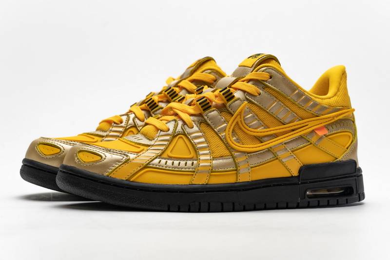 Nike Air Rubber Dunk Off-White University Gold
