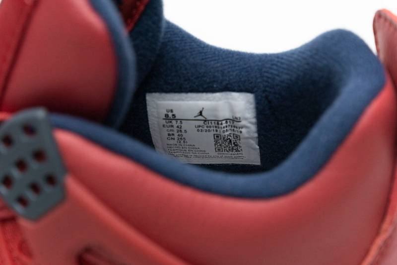 Air Jordan 4 Retro FIBA Gym Red