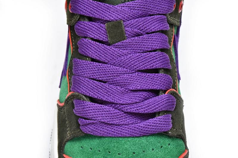 A Bathing Ape Bape SK8 Sta Dark Purple Green