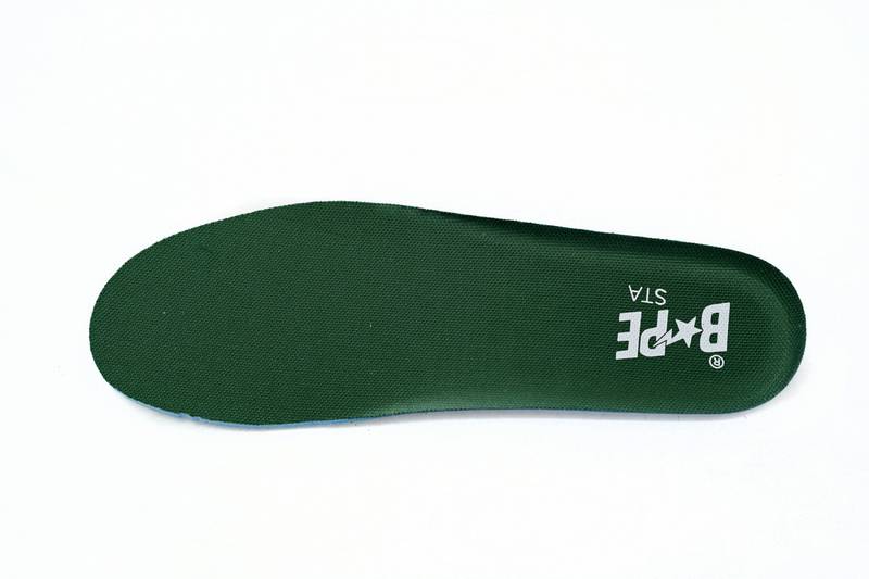 A Bathing Ape Bape Sta Patent Leather White Green