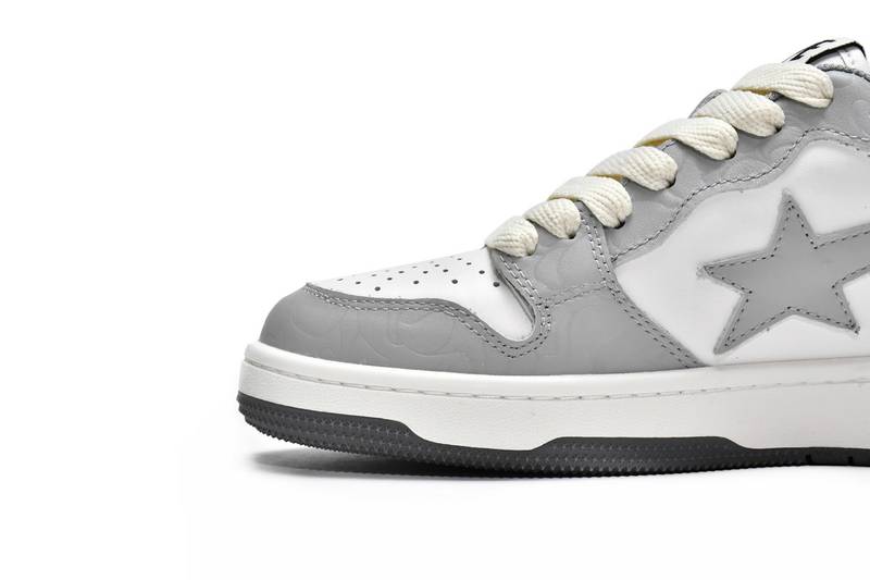 A Bathing Ape Court Sta Light Grey Cream