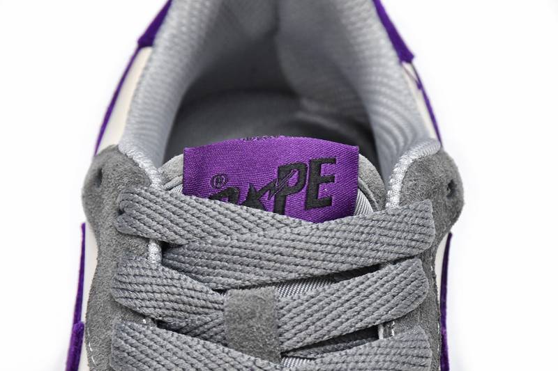 A Bathing Ape Court Sta Mist Grey Royal Purple