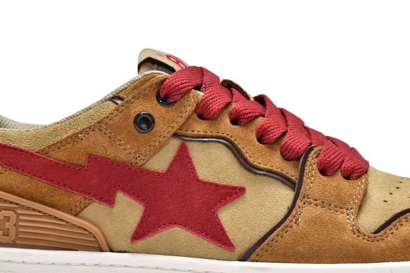 A Bathing Ape Sk8 Sta Wheat Red