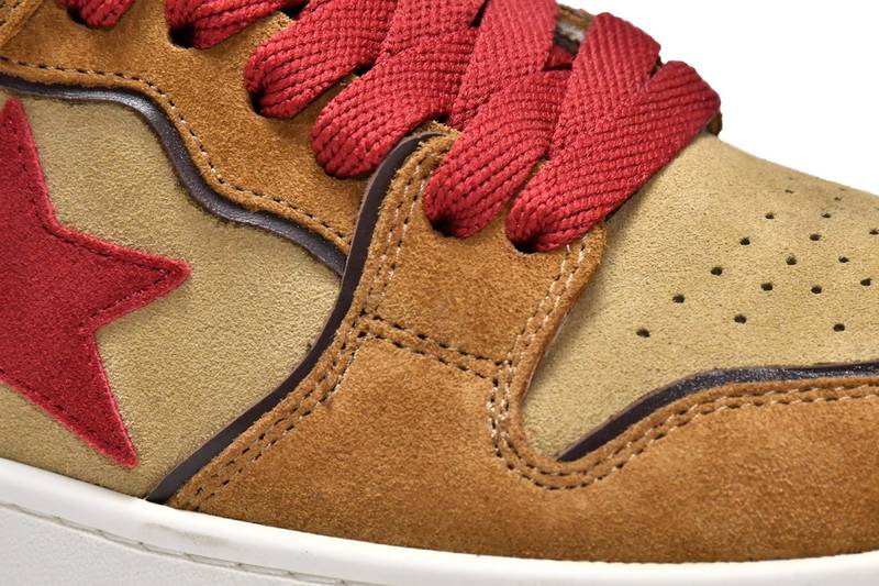 A Bathing Ape Sk8 Sta Wheat Red
