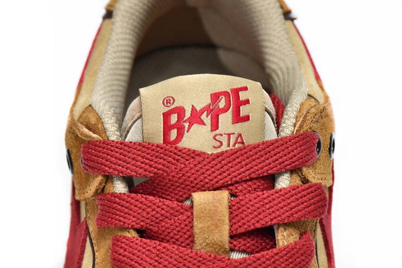 A Bathing Ape Sk8 Sta Wheat Red