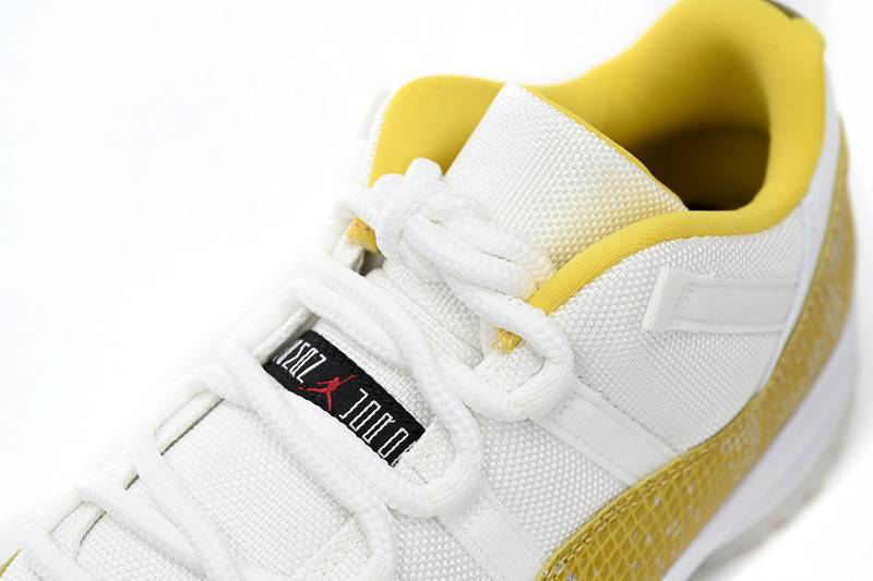 Air Jordan 11 Retro Low Tour Yellow Snakeskin