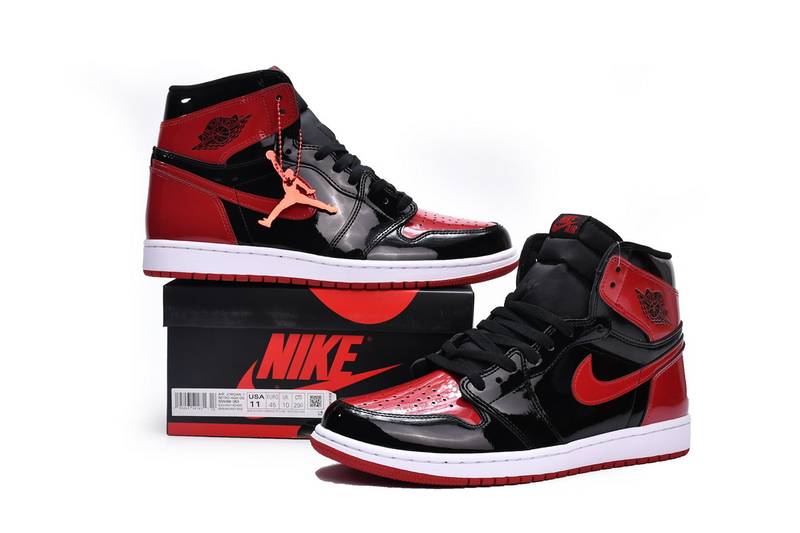 Air Jordan 1 High OG Bred Patent