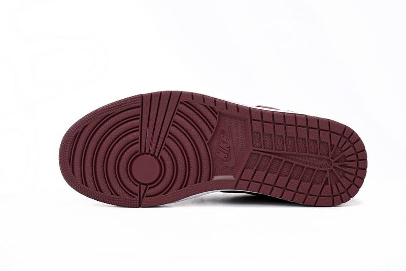 Air Jordan 1 Low Black Dark Beetroot