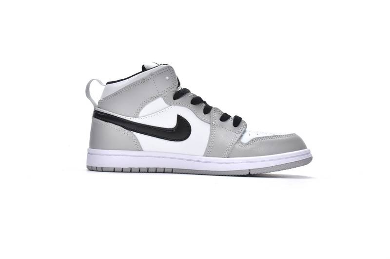 Air Jordan 1 Mid PS Light Smoke Grey(Kids)