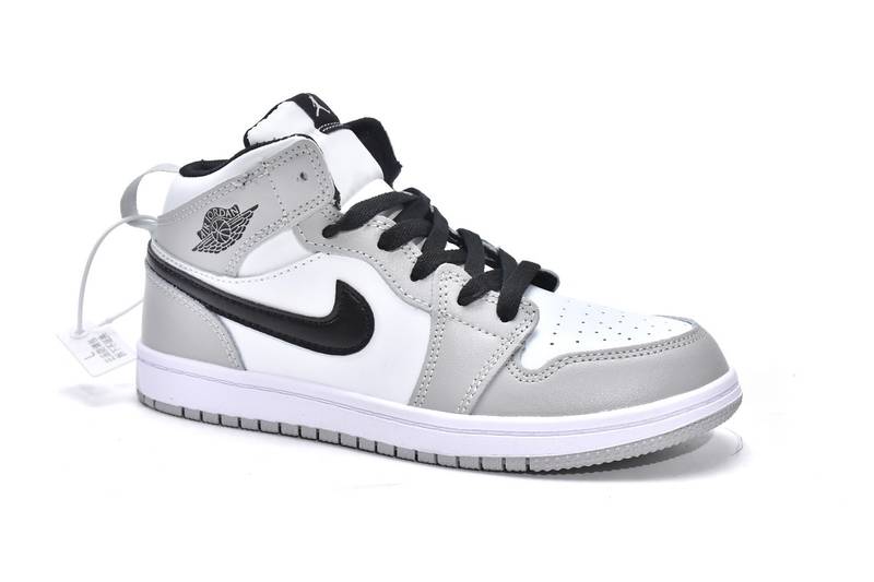 Air Jordan 1 Mid PS Light Smoke Grey(Kids)