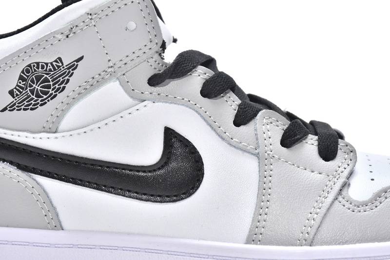 Air Jordan 1 Mid PS Light Smoke Grey(Kids)