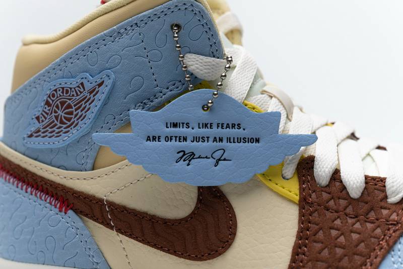 Air Jordan 1 Mid SE Maison Chateau Rogue Fearless
