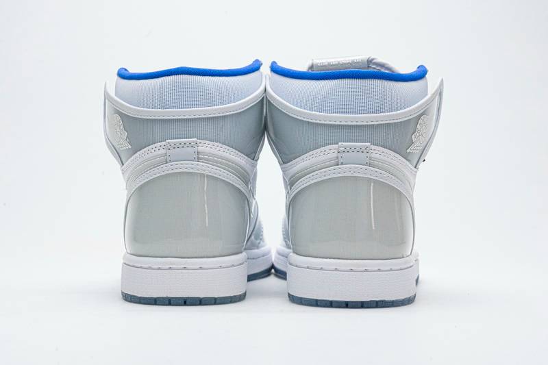 Air Jordan 1 Retro High Zoom White Racer Blue