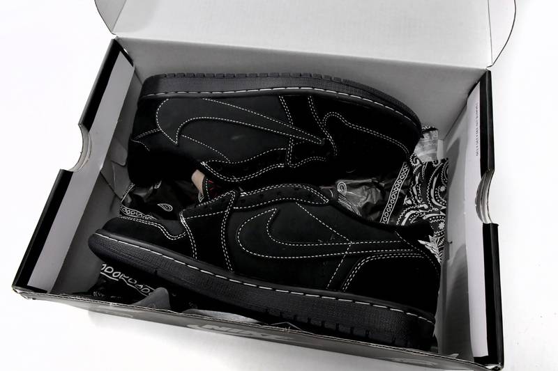 Air Jordan 1 Retro Low OG SP Travis Scott Black Phantom