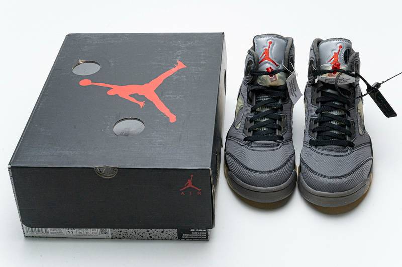 Air Jordan 5 Retro Off-White Black