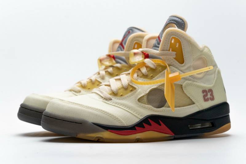 Air Jordan 5 Retro OFF-White Sail