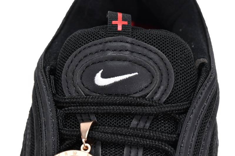 Cheap MSCHF x INRI x Nike Air Max 97 Black White Red​