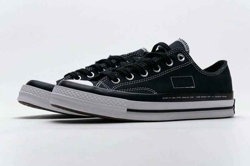 Fragment x Moncler Converse CTAS LIFT OX Black White
