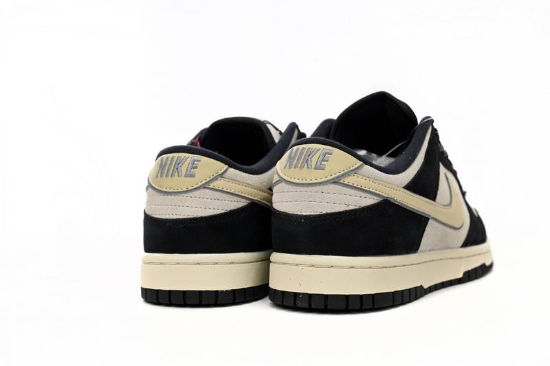 Nike Dunk Low LX Black Suede Team Gold