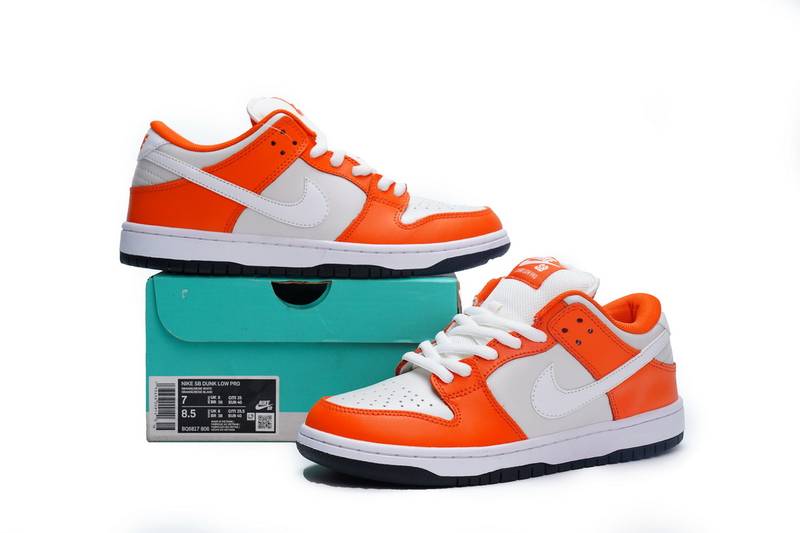 Nike Dunk Low Pro White Orange