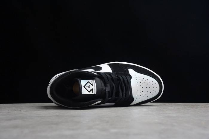 Air Jordan 1 Mid White Black Diamond DH6933-100