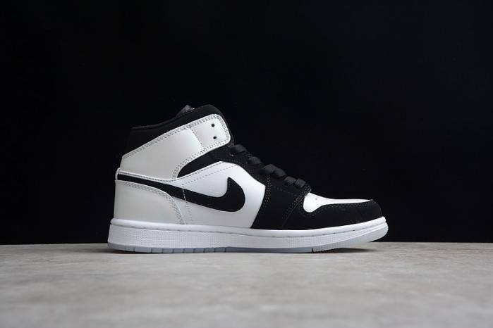 Air Jordan 1 Mid White Black Diamond DH6933-100