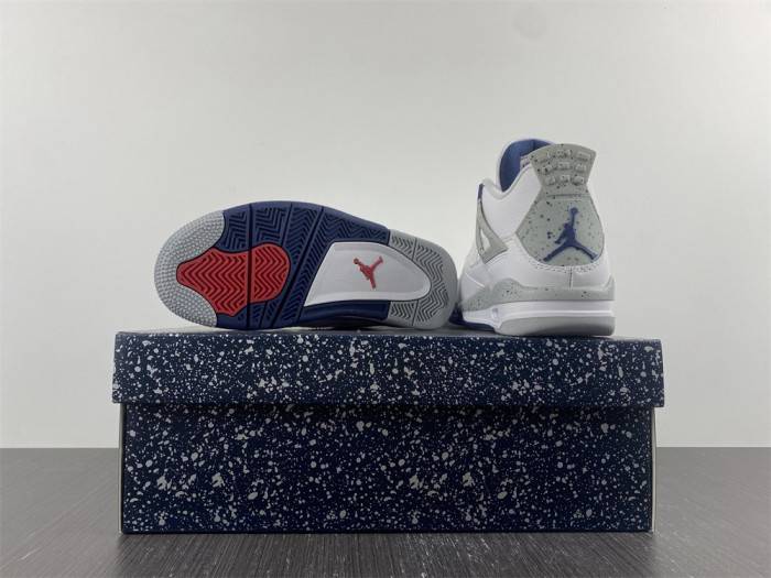 Jordan 4 Retro White Midnight Navy DH6927-140