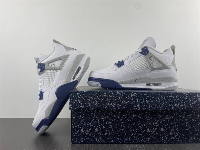 Jordan 4 Retro White Midnight Navy DH6927-140