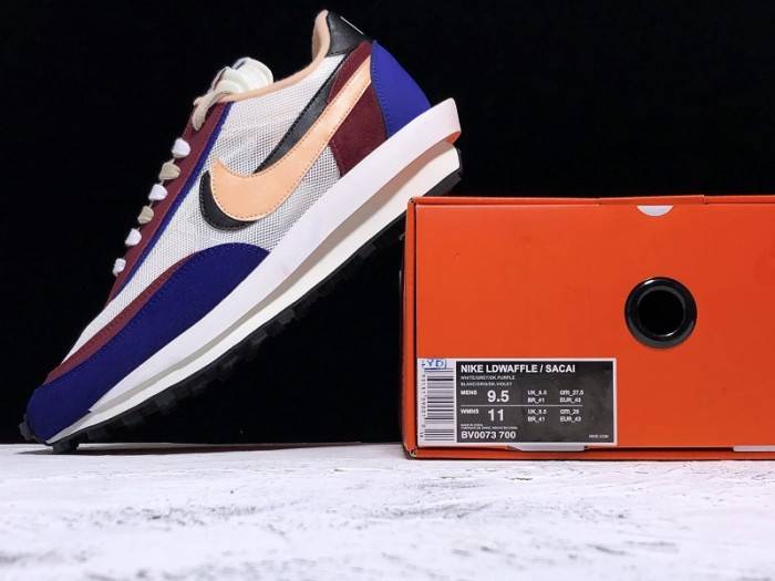 Sacai  × NIKE LDV Waffle Daybreak White Blue BV0073-700