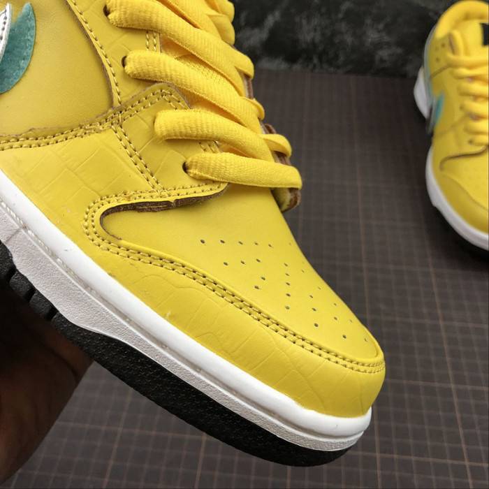 nike sb dunk low diamond S*pply co canary diamond (friends and family) bv1310-700